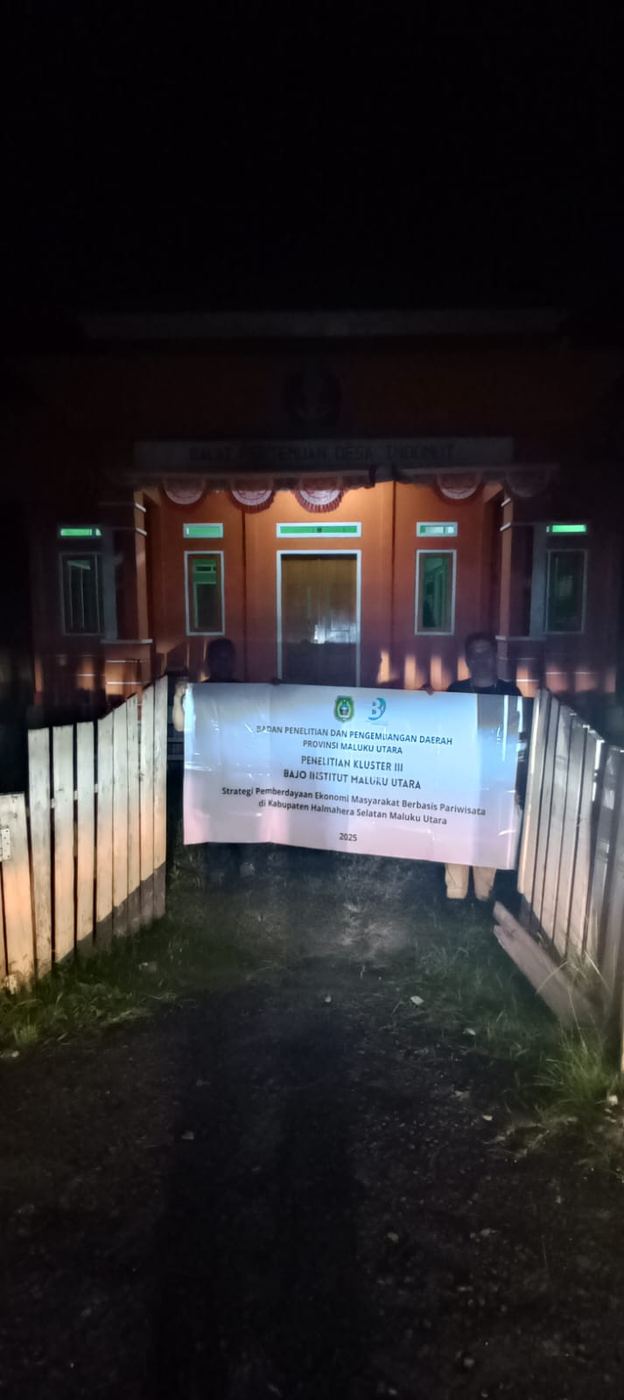 Penelitian Lapangan Klaster III di Halmahera Selatan, foto 2